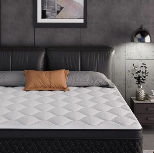 ELEMUSE Full Mattress, 5 Inch Hybrid Memory Foam Mattress in a Box, Pressure Relieving Comfort, Individual Pocket Springs for Motion Isolation, Medium Firm, CertiPUR-US Certified, Fiberglass Free