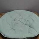 Urban Lifestyle Micromink Saucer Chair, Light Blue Mint