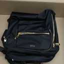 TUMI - Voyageur Halsey Backpack - Travel Backpack - For Business, Fashion, Commute - Holds Up to 14" Screens - Black & Gold (One Size)