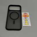 TORRAS Stronger Magnetic & Shockproof for iPhone 17 Pro Max Case, Fit for MagSafe, Military Grade Drop Protection, Camera Control, DIY Button, Slim for iPhone 17 Pro Max Case Translucent Matte Black