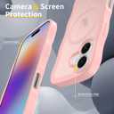 Magnetic for iPhone 17 Case, (Compatible with Magsafe) Curly Wavy Frame Hard Translucent Matte Clear Back Cover for Women Men TPU Bumper Shockproof Phone Case (Pink)