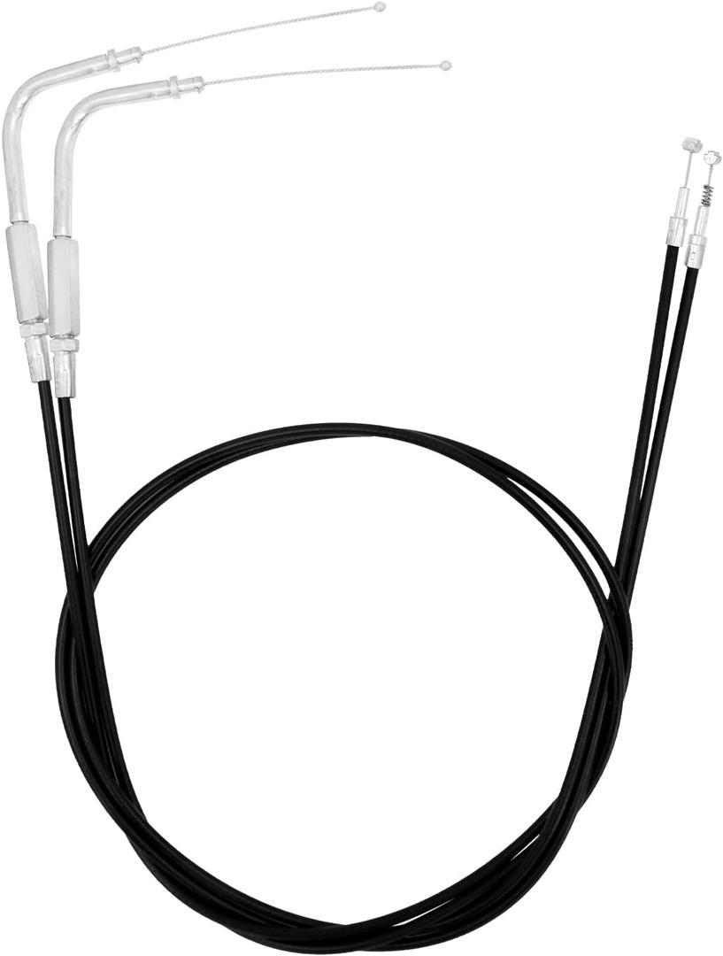 Motorcycle Throttle Cable Fit for Harley Sportster Iron XL 883 1200 Dyna Softail Road King (Size: 150cm)