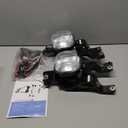 Driving Fog Lights Lamps Replacement for 2008 2009 2010 Ford F250 350 450 Super Duty with H10 12V 42W Halogen Bulbs & Wiring Harness Kit (Clear Lens)