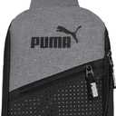 PUMA EVERCAT SIDEWALL SLING BACKPACK, One Size, Heather Grey