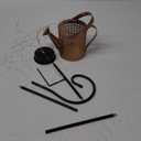 Solar Lanterns Outdoor Waterproof,Metal Watering Can Garden Decor,Hanging Solar Path Lights Yard Art,Outside Patio Decorations Gardening Birthday Gifts for Mom Grandma Women,with Hook,Large