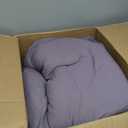 Bedsure Oversized King Comforter Set, Grayish Purple Soft Prewashed Bedding for All Seasons, 3 Pieces GentleSoft Bed Set, 1 Lightweight Comforter (120"x98") and 2 Pillowcases (20"x36")