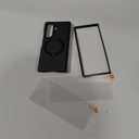 TORRAS 360 Spin Magnetic Stand for Galaxy Z Fold 7 Case, MIL-Grade Hinge Protection, Fit for Magsafe, 360 Kickstand & Ring Holder, Armor Hard Slim Case for Samsung Galaxy Z Fold 7, Black