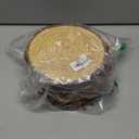 FSWCCK 6 Pack Nature Unfinished Round Wood Slices, 7-8 Inches Wooden Circle, Large Wood Slabs for Weddings Centerpieces Decor and DIY Painting Crafts