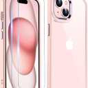 Temdan Designed for iPhone 15 Case Clear, [Non-Yellowing] [Military-Grade Drop Protection] Slim Thin Shockproof Protective Cover Phone Case for iPhone 15 Case