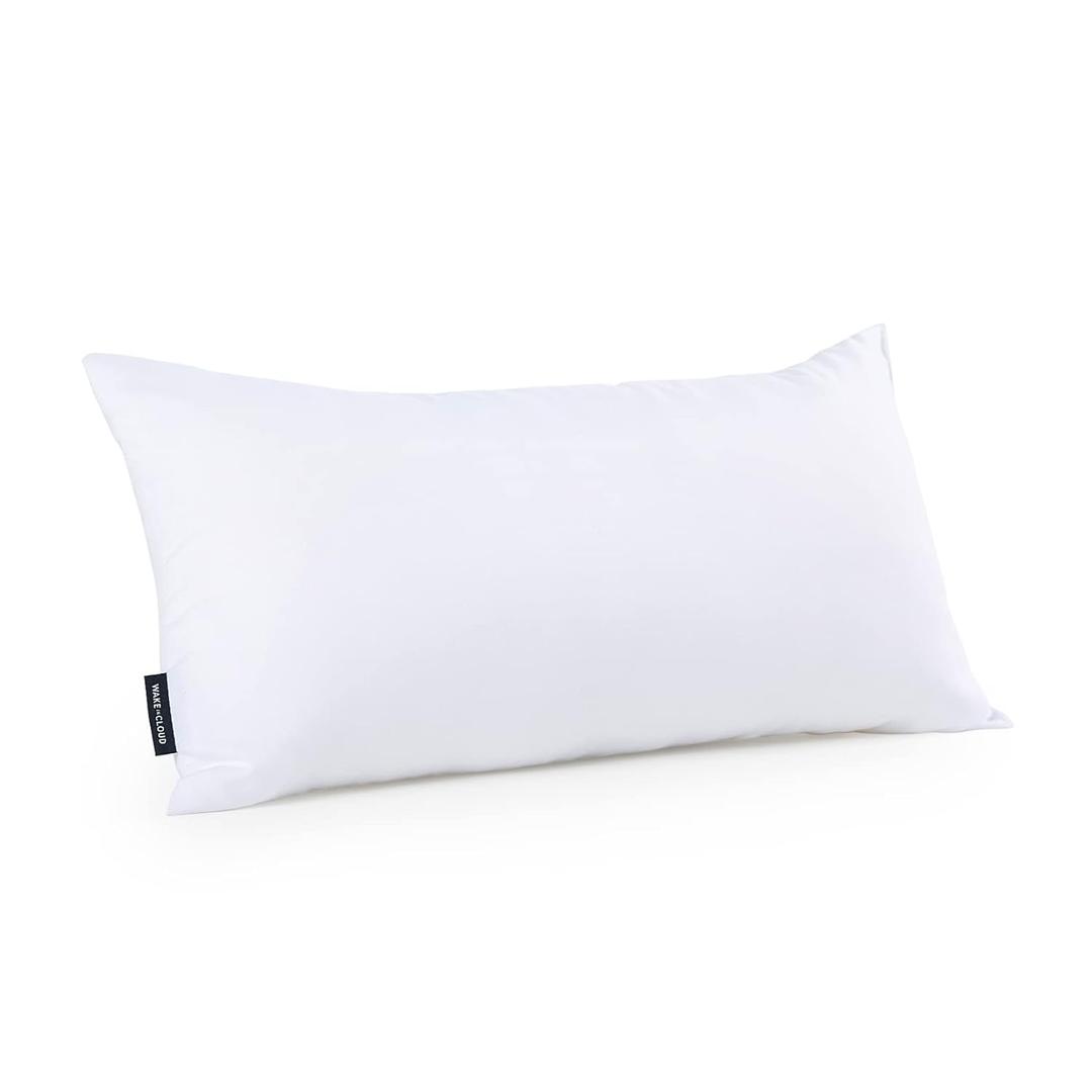20 x10 Pillow Inserts, Set of 1, White – Indoor Decorative Throw Pillow for Bed, Sofa & Couch – Soft, Supportive & Fluffy Cushion Inserts