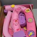 Liberry Toddler Basketball Hoop & Soccer Goal for 1 2 3 Year Old Girls Boys, Kids Sports Toy with Lights Sounds Music, Interactive Christmas Birthday Gift for Baby, Pink