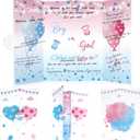 4 x Ideas Gender Reveal Guest Book Easter Gifts Best Gender Reveal Gifts for Parents to Be 2026 Boy or Girl Genders Reveals Gift Ideas Genders Reveals Decorations Party Games Guestbook Christmas