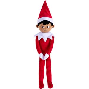 The Elf on the Shelf Plushee Pals Huggable, Red, 27 inches, Scout Elf Plush Toys - Lovable Stuffed Brown Eyed Boy Elf Plush