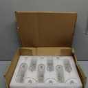 UMEIED Champagne Flutes, 6oz Edge Champagne Glasses Set of 12 with Long Stem - Sparkling Glasses & Elegant Gift for Home, Wedding, Anniversary, Party, Birthday, Clear