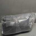 Bedluxe Knee Wedge Pillow, Memory Foam Leg Pillow Knee Pillow for Back Sleeping, Wedge Pillows for Legs Post Surgery, Triangle Pillow for Knee Support, Leg Elevation, Knees Hip Back Pain Relief, Black (23.6 x 18.9 x 7.9 Inch)