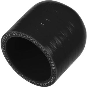 X AUTOHAUX 1 Pcs 30mm Length 38mm/1.50" ID Black Car Silicone Rubber Hose End Cap Silicone Reinforced Blanking Cap for Bypass Tube Universal
