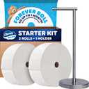 CHARMIN ULTRA SOFT Starter Kit Included 2 Rolls 1 Brushed Stainless Steel Holder