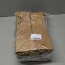 Sdootjewelry 50 Pack Kraft Wine Bag - Brown Heavy Duty Paper Gift Bags With Handles for Wedding, Party, Retail Bulk