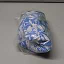 Men's Swim Trunks Hawaiian Bathing Mesh Lining Suit Swimsuits Beach Shorts with Pockets (X-Large, Blue-White Flower)