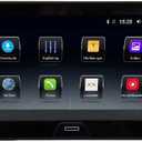 Tesla Style 12.3 Inch Android 11 Autoradio Car Navigation Stereo Multimedia Player GPS Radio IPS Touchscreen fortoyota rav4 2020 high Stand Version (SP Quad Core 2G Ram 32 G Rom)