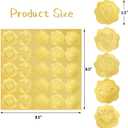 6 x Fancy Land Embossed Gold Foil Stickers Heart Envelope Seal Sticker for Wedding Invitations Bridal Shower Greeting Cards Wrapping Decoration Supplies 500Pcs