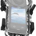 50 Meter Underwater Dive Case, Compatible with insta360 X5 Sports Camera Accessory, Fully Invisible Dive Case Waterproof Housing