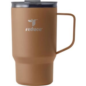 REDUCE Hot1 18 oz Hot1 Stainless Steel Insulated Mug with Temperature Adjusting Lid - Dual-Wall Vacuum, Cupholder Friendly - Keeps Drinks Hot for 6 Hours - Ideal for Coffee, Tea & Other - Java