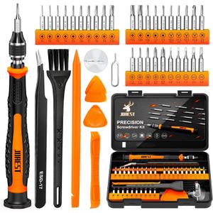 JOREST 40Pcs Small Precision Screwdriver Set with Torx Triwing Phillips, Mini Repair Tool Kit for Macbook, Computer, Laptop, PC, iPhone, PS5, Xbox, Switch, Glasses, Watch, Ring Doorbell, Electronics