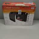 Heat Storm Phoenix HS-1500-PHX, Infrared Space Heater with Attachable Feet, Remote Control, Energy Efficient-750-1500 Watts, Gray Floor or Wall