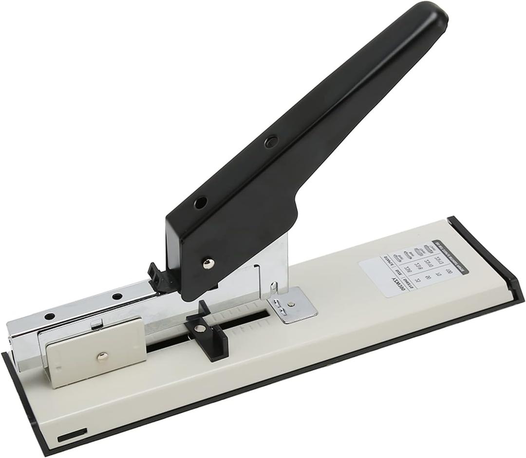 Heavy Duty Stapler, Effortless Thickened Large Capacity Desk Stapler, Manual Metal Big Stapler, Large Office Staple for Paper Binding