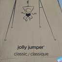 Jolly Jumper Classic (Black) with Stand - Original Baby Jumper, Indoor and Outdoor Exercise Saddle Seat, Adjustable Height, for Infants up to 28lbs