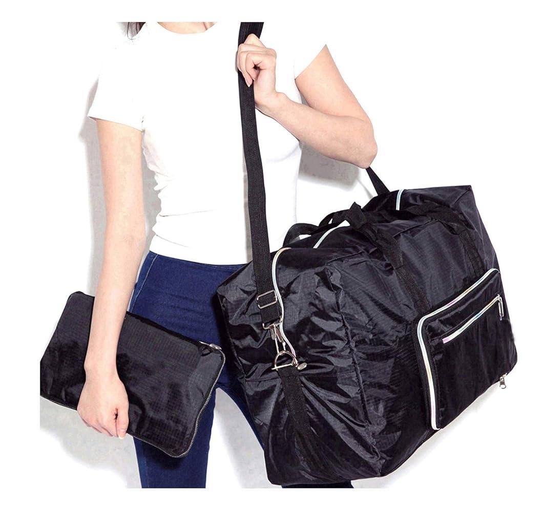 Large Foldable Travel Duffel Bag, Sports Tote Gym Bag For Women with Trolley Sleeve Weekender Overnight Carry On Checked Luggage Bag Hospital Bag Tote Shoulder Handbag Bag