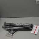 Matte Black Shower Curtain Rod 31-79 inches with Holders, Stainless Steel Shower Rod & Tension Rod, Adjustable Tension Shower Curtain Rod for Bathroom, Windows, Closet