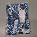 Mens Mesh Floral Shorts Art Print Butterfly Graphic Lightweight Casual Loose Designer Knee Length with Pockets (Blue, L)