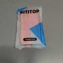 2 x NITITOP Compatible with iPhone 12 Pro Max Case Cute Stylish Leopard Print Design for Women Girls Men Artistic Soft TPU Shockproof Protective Full Camera Protection Cover - Pink