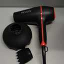 REVLON SmoothStay Coconut Oil Infused Hair Dryer with Diffuser & Concentrator - Ionic Ceramic Blow Dryer for Frizz Control, Shine, Smoothness & Volume, 1875W Lightweight Salon-Quality