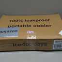 40 Can Soft Cooler Bag - Insulated Leak-Proof Large Cooler Bag with Roll-Top Waterproof Seal | Portable Ice Chest for Camping, Beach, Travel, Picnics | 24HR Cold Retention (Dark Grey)