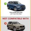 Tuyoung 300lbs Roof Rack Cross Bars Compatible with Volvo XC90 XC-90 2016-2026, Lockable Heavy Duty Aluminum Roof Rails Crossbars Cargo Bars Canoe Snowboard Rooftop Black Carrier Luggage