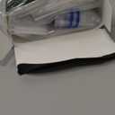 5 PACK Extra Large Storage Bags, 10 Gallon 24"x20"x7", Resealable Clear Bags with Handle, XL Heavy Duty for Clothes Travel Moving, Double Zipper Seal, Expandable Bottom, Thick 8 Mils