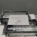 FILIYANO 16inch Large Outdoor Wall Lights 2 Packs Modern Black Exterior Light Fixture with Clear Glass Shade, Waterproof Porch Lighting for House, Farmhouse Sconces Lantern for Front Door, Garage (Bulb Not Included)