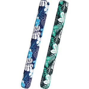 WERNNSAI Inflatable Pool Noodles 2 Pack Soft Fabric Covered Large Pool Float Noodle Set for Adults Swimming Accessories for Summer Vacation Sea Beach Lake Water Games Party