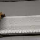 SDSNTE 6ft Steel Easy Slip-On Baseboard Heater Cover, No End Caps, for Bathroom & Hydronic System for Extending Cover, White