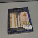 Harry Potter Stationary Set for Boys Girls with 4 Wand Pens Black Ink Marauders Map Hogwarts House Stamp Kit Cute School Supplies Gifts for Kids