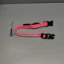 Rechargeable LED Dog Pet Collar Flashing Luminous Safety Light Up Pi, Pink L