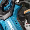 BITOON 8-Inch Mini Chainsaw with 2PCS 3.0Ah Battery and Charger, Auto-Oiler, Brushless Cordless 8-Inch and 6-Inch 2-in-1 Pruning Chain Saw, Portable Electric Chainsaw for Cutting Wood, Branches Blue