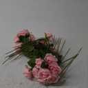 Hotop 20 Pcs Artificial Rose Flowers with Long Stem,Real Touch Silk Realistic Plastic Bouquet Roses Bulk for Home Decor Bridal Wedding Party Table Centerpieces Decorations(Pink)