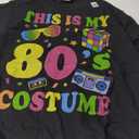 This Is My 80s Costume T-Shirt 80's 90's Party T-Shirt (Black), S