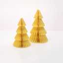 6 Pcs Paper Christmas Tree,Christmas Ornaments, 3D Honeycomb Xmas Paper Trees Party Decorations, Christmas Centerpiece