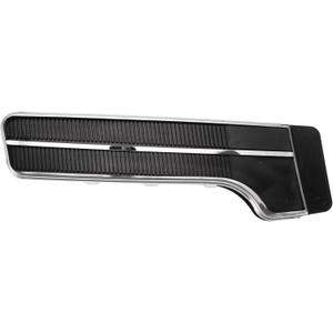 Accelerator Gas Pedal Pad with Trim for Chevy Pickup Truck Impala 1965-1970 Chevelle El Camino 64-67 Rubber Metal Footrest Pedal