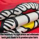 Double Sided US Marine Corps Flag 4x6 FT Outdoor- 3Ply 320D Nylon Heavy Duty USMC Flags Canvas Header with 2 Brass Grommets Easy to Rising